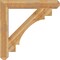 Ekena Millwork Merced Craftsman Rough Sawn Bracket, Western Red Cedar, 6"W x 44"D x 44"H BKT06X44X44MRC04RWR - alternate 2